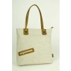 Torba damska z naturalnego lnu 10133/len
