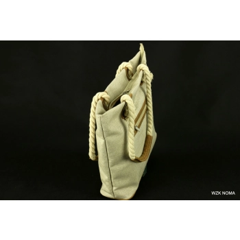 Torba damska na lato z naturalnego lnu 10047 PRODUKT WYPRZEDANY